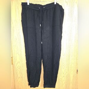 Christopher & Banks Womens Black Joggers